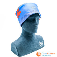 Повязка трикотажная принт RAY (синий/красный)